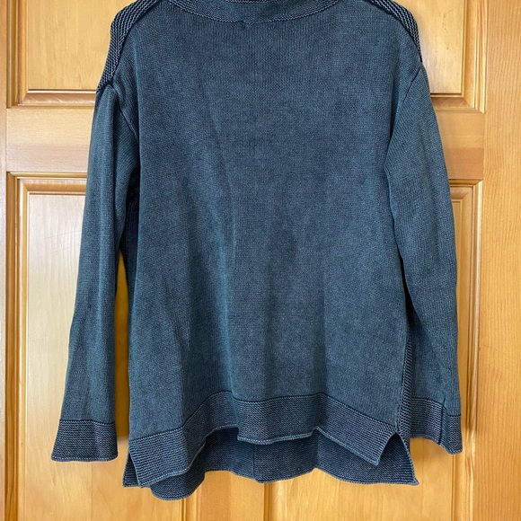 Women’s Carbon 2 Cobalt Grey Knit Pullover Sweater M - Picture 4 of 14